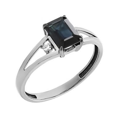 Кольцо из золота 585 с сапфиром