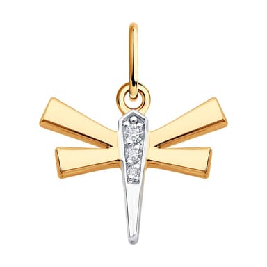 Подвеска из Золота 585 с фианитами