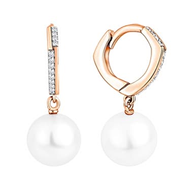 Серьги из золота 585 с жемчугом