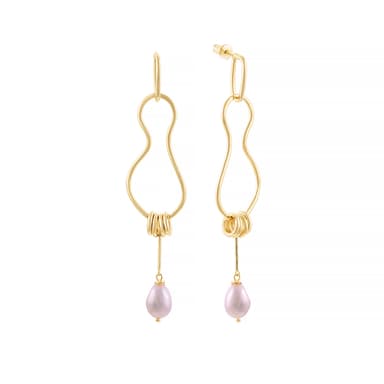 Серьги из серебра 925 с жемчугом