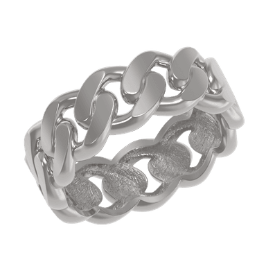 Кольцо из серебра 925 без вставки