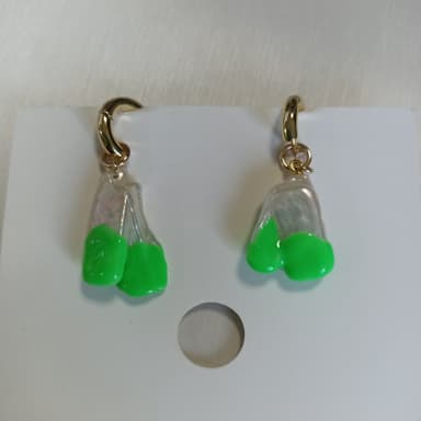 Серьги из стали с жемчугом