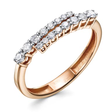 Кольцо из золота 585 с бриллиантом