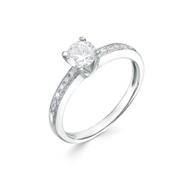 Кольцо из серебра 925 с фианитами