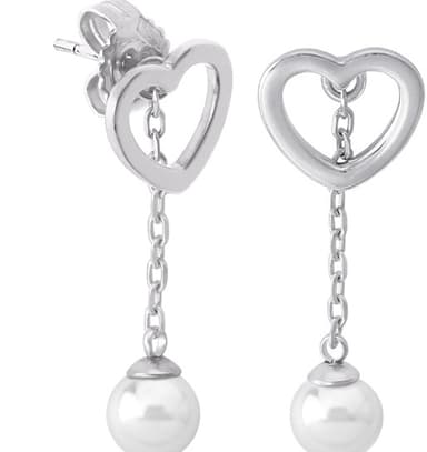 Серьги из серебра 925 с жемчугом