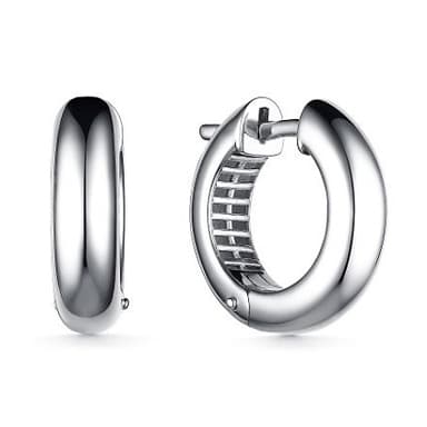 Серьги из серебра 925 без вставки