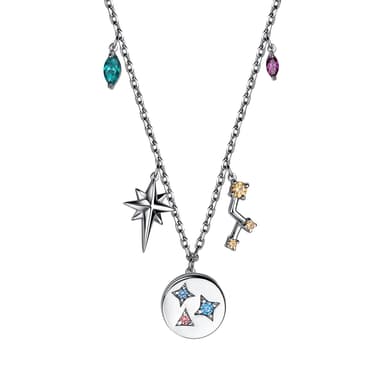 Колье из серебра 925 с кристаллами swarovski