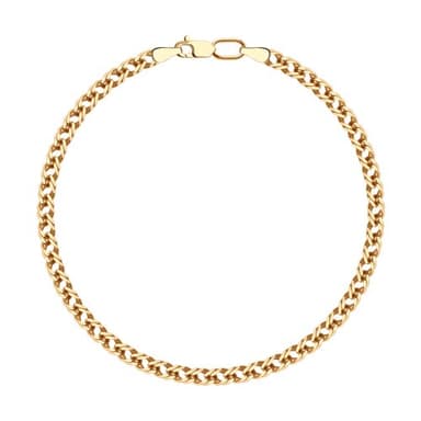 Браслет полновесный из золота 585 без вставки