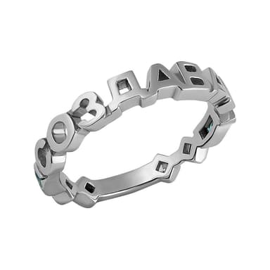 Кольцо из серебра без вставки