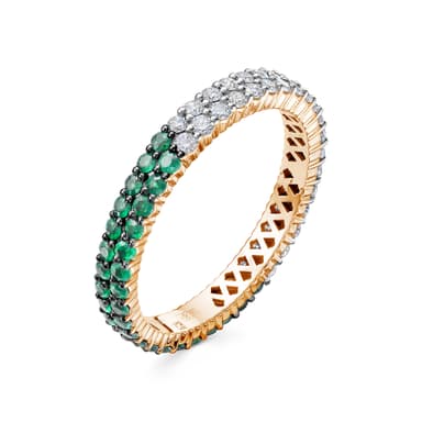 Кольцо из золота 585 с бриллиантом