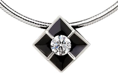 Колье из золота 585 с бриллиантами