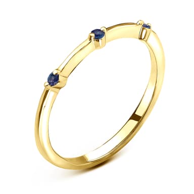 Кольцо из золота 585 с  сапфиром