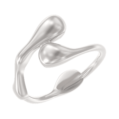 Кольцо из серебра 925 без вставки