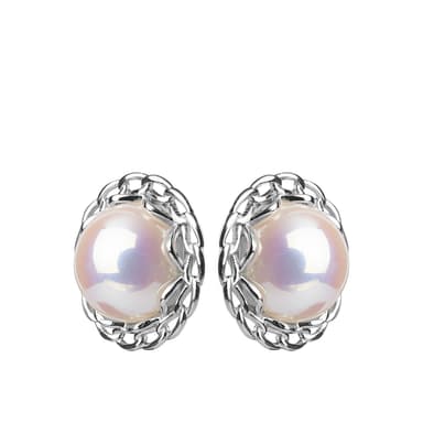 Серьги из серебра 925 с жемчугом