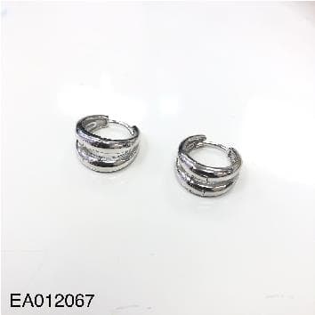 Серьги из серебра 925 без вставки