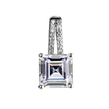 Подвеска из серебра 925 с кубическим цирконием