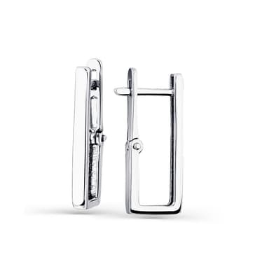 Серьги из золота 585 с без вставки