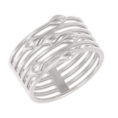 Кольцо из серебра 925 без вставки