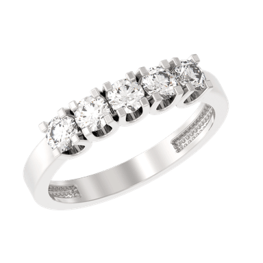 Кольцо из серебра 925 с фианитами