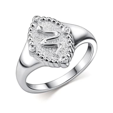 Кольцо из серебра 925 с фианитами