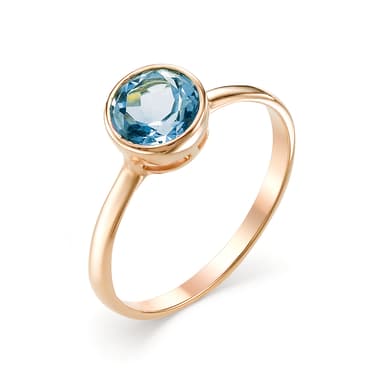 Кольцо из золота 585 с топазом лондон