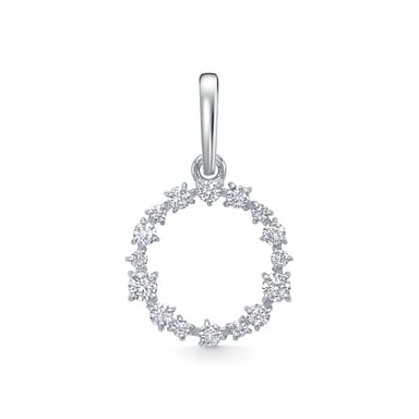 Подвеска из серебра 925 с фианитами