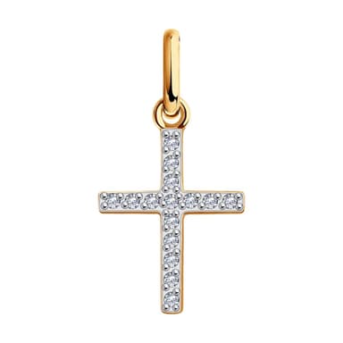 Подвеска из Золота 585 с фианитами