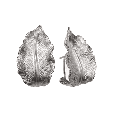 Серьги из серебра 925 без вставки