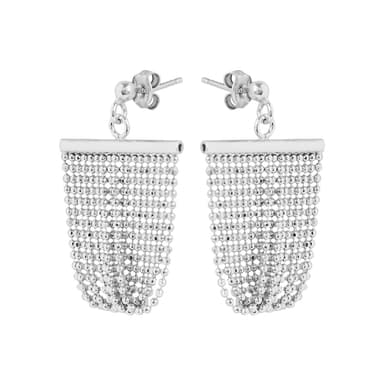 Серьги из серебра 925 без вставки