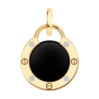 Подвеска из Золота 585 с агатами