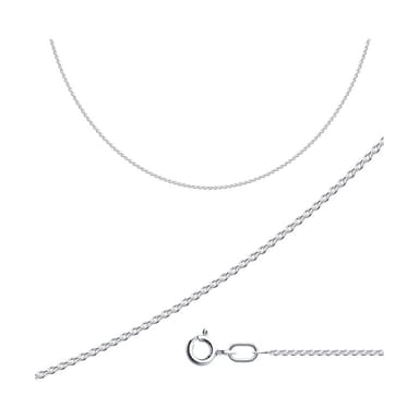 Цепь полновесная из серебра 925 без вставки