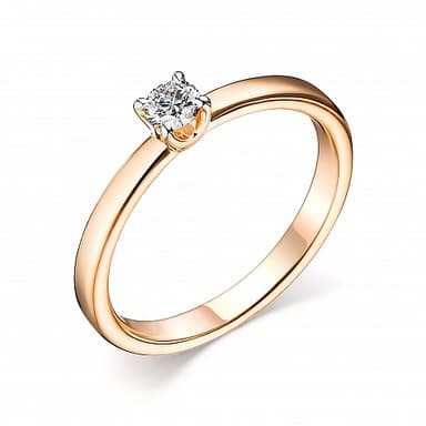 Кольцо из золота 585 с бриллиантами