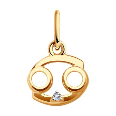 Подвеска из Золота 585 с фианитами