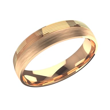 Кольцо обручальное из золота 585 без вставки