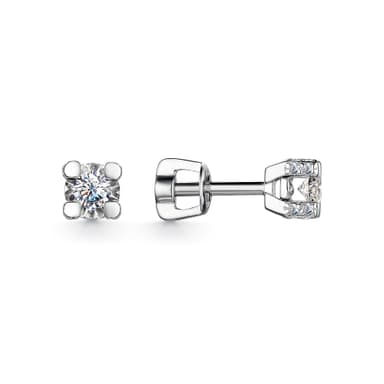 Серьги из золота 585 с бриллиантами