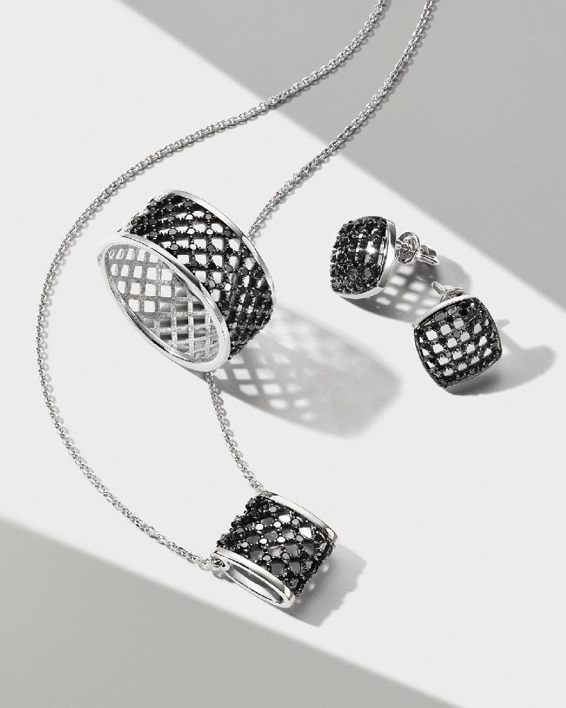 Серьги из золота 585 с бриллиантом