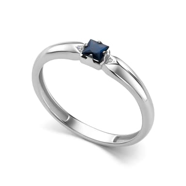 Кольцо из золота 585 с  сапфиром