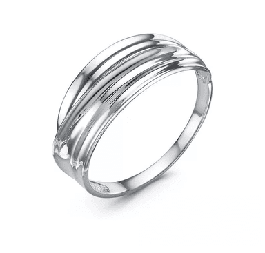 Кольцо из серебра без вставки