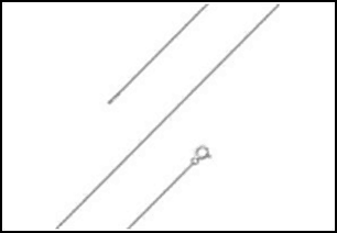 Цепь полновесная из серебра 925 без вставки