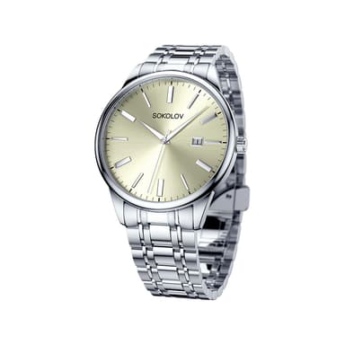 Часы из стали без вставки