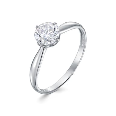 Кольцо из серебра 925 с фианитами