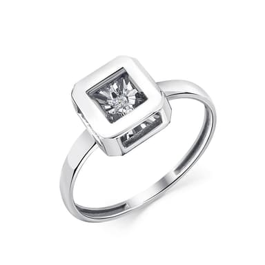 Кольцо из золота 585 с бриллиантом