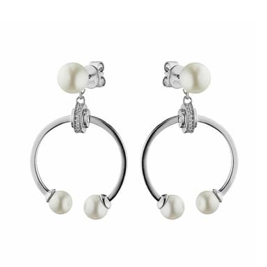 Серьги из серебра 925 с жемчугом
