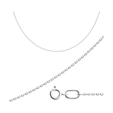 Цепь полновесная из серебра 925 без вставки