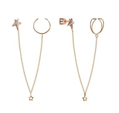 Серьги из золота 585 с бриллиантами