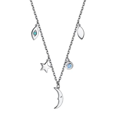 Колье из серебра 925 с кристаллами swarovski