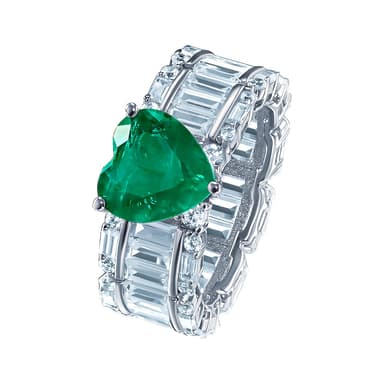 Кольцо из серебра 925 с кубическим цирконием