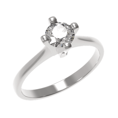 Кольцо из серебра 925 с фианитами