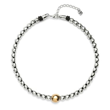 Колье из бижутерный сплава без вставки