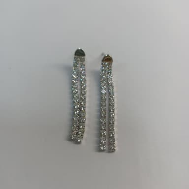 Серьги из серебра 925 с кубическим цирконием